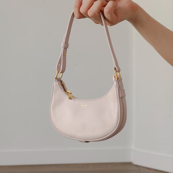 Celine Mini Smooth Calfskin Ava Shoulder Bag in Peony Gold HW w/ Entrupy COA - Picture 3 of 4